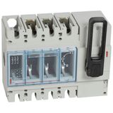 Isolating switch - DPX-IS 630 with release - 3P - 400 A - front handle