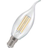 LED Ba15d Fila Tip Candle C35x120 230V 300Lm 4W 925 AC Clear Dim