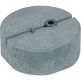 Concrete base C45/55 8.5kg w. threaded adapter M16 D 240mm H 90mm   -K