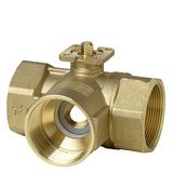 VBI60.50-73T - Changeover ball valve, 3-port, PN40, DN50, kvs 73