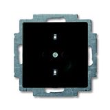 20 EUC-95-507 Cover Plates (partly incl. Insert) Protective Contact (SCHUKO) château-black - Basic55