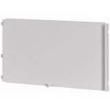 Front plate, blind, HxW= 300 x 600mm