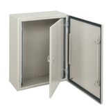Internal door for Spacial WM encl. H700xW500 steel, RAL7035.Adjustable in depth