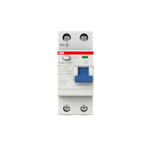 F202 A-80/0.03 Residual Current Circuit Breaker 2P A type 30 mA