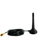 Wireless antenna with 250cm cable, black