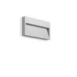 BRICK duo, 10 W, 180 lm, 830, silver, on/off Wall luminaires, L 240 B 