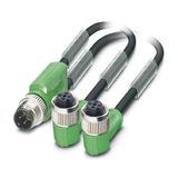 SAC-3P-M12Y/2X3,5-PUR/M12FRBNLY - Sensor/actuator cable