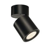 SUPROS CL ceiling light,round,black,3150lm,3000K,SLM LED