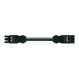 pre-assembled interconnecting cable Eca Socket/plug black