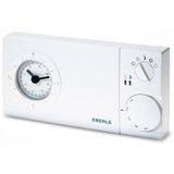 Clock thermostat as floor controller, daily program, 10-50C, AC 230V, 1 changeover contact, potential free, 16 A