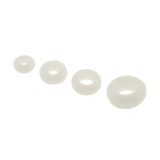 Gummi cable gland white mounting hole 14mm inside 12mm