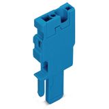 Start module for 1-conductor female connector CAGE CLAMP® 4 mm² blue