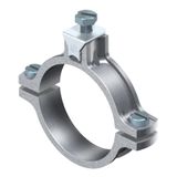 950 Z 1 3/4  Earthing clip, for round conductor, 1 3/4', die-cast zinc, Zn, electro-galvanized, DIN EN 12329