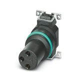 Flush-type connector