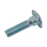 Flat round screw, M12x80-8.8