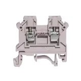 Rail-mounted screw terminal block ZSG1-2.5Ns grey