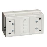 Jointing unit, Canalis KS, 630A, 3L+N+PE polarity, IP55, white RAL9001