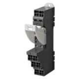 Socket, DIN rail/surface mounting, 15.5 mm, 8-pin, Push-in terminals