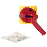 Operating Handle, Red/Yellow, 100 - 200A, 194R
