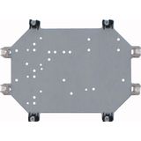 Pre-drilled mounting plate, CI23-enclosure