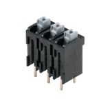 PCB terminal, 5.08 mm, Number of poles: 3, Conductor outlet direction: