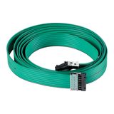 Flat cable, SmartWire-DT, 0.7 m, 8-Pole, prefabricated with 2 blade terminals SWD4-8MF2