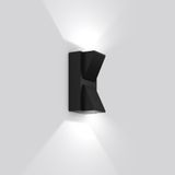 HB 106, 6 W, 220 lm, 830, anthracite, on/off Wall luminaires, L 80 B 6