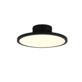 Tray LED ceiling lamp matt black