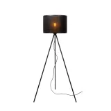 TAGALOG Floor lamp-Black-Ø55-1xE27-40W-Bamboo