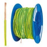 PVC Insulated Single Core Wire H05V-K 1mmý ye/gr (coil)