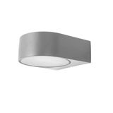 Wall fixture IP44 Mayor E27 15W Grey 900lm