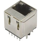 RJI RJ45 jack 10/100 Mbit vert. biCo LED