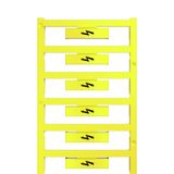 Terminal marking, Printed characters: Flash, horizontal, yellow
