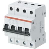 SH204M-C25 Miniature Circuit Breaker - 4P - C - 25 A