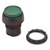 Allen-Bradley, 800FP-LE3, 800F Momentary Push Button -  Plastic, Illuminated, Extended, Green