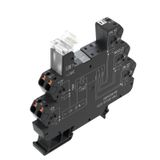 Relay socket, IP20, 230 V UC ±10%, Rectifier, 2 CO contact , 10 A, PUS