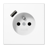 Socket Fren/Belg syst. LED pilot light AL1520F-OANLNW