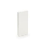 CL EMB13055 Alu End piece CLIDI 55x130 9006, ASA, White aluminium, 9006