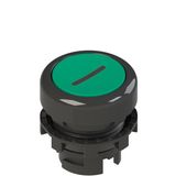 Green flushed push button with marking E2 1PU2R421L2-T6