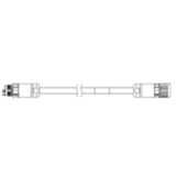 1SA series servo EXTENSION hybrid cable, 10 m, 230 V: 1 kW to 1.5 kW, R8A19091B