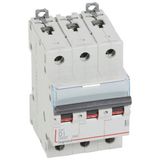 DX³6000 10kA high inlet and low outlet screw circuit breaker 3P 400~ - 1A - D curve - for traditional HX³ comb