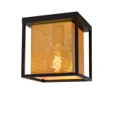 SANSA Ceiling light 1xE27/40W Black/Gold