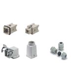 Industrial connectors (set), Series: HA, Screw connection, Size: 1, Nu