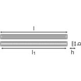 LINEAR IndiviLED® DIRECT/INDIRECT GEN 1 1500 56 W 3000 K DALI