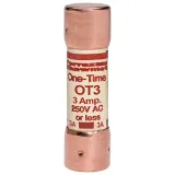 Fuse OT - Class K5 - Fast-Acting 250VAC 250VDC 3A Ferrule