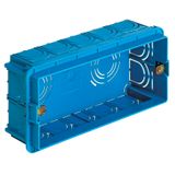 Flush mounting box 5M light blue