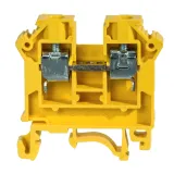 Rail-mounted screw terminal block ZSG1-6.0Nz yellow
