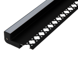 2m Step Edge Profile 10x10mm IP65 Black