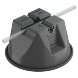 165 MBL-8-10 165 MBG... roof cable holder for flat roofs, black, without concrete