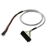PLC-wire, Digital signals, 16-pole, Cable LiYCY, 1 m, 0.25 mm²